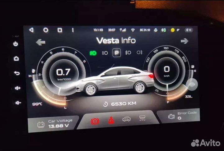 Штатные андроид магнитолы для LADA Vesta