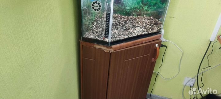Аквариум с тумбой бу