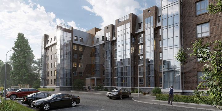 2-к. квартира, 64,1 м², 4/6 эт.