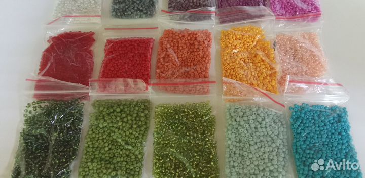 Набор бисера мелкого 16 цветов