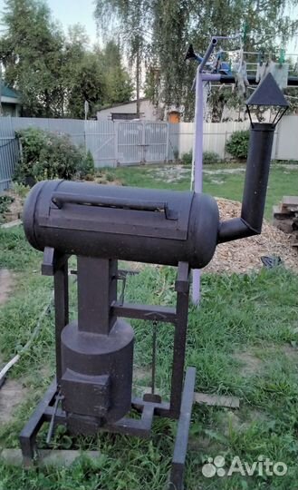 Мангал-коптильня