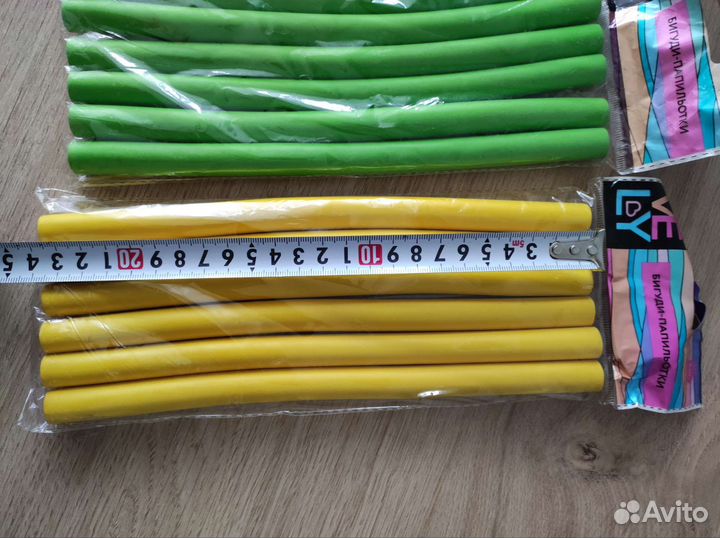 Бигуди папильотки 3 упаковки (18 штук)