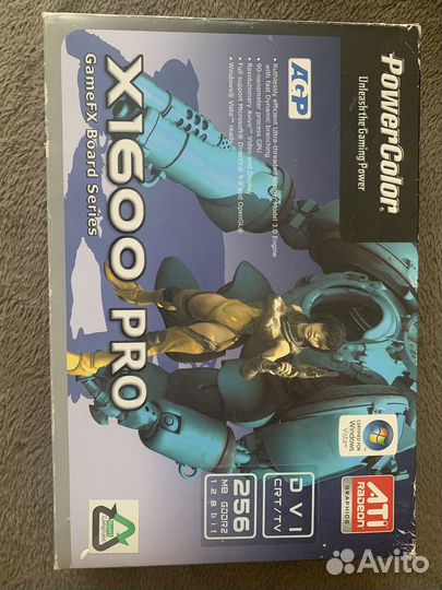 Видеокарта ati x1600 pro AGP