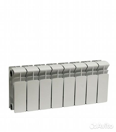 Радиатор биметаллический Base 200 мм 8 секций 1 дю