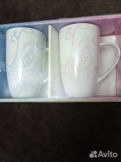Кружки керамические набор 2 шт