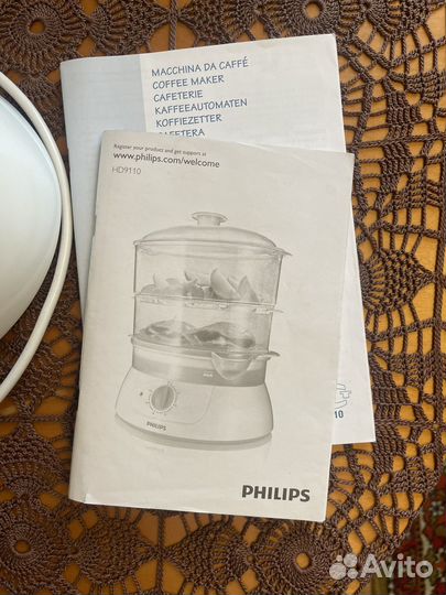 Пароварка philips HD9110