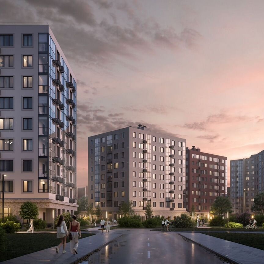 1-к. квартира, 44,7 м², 1/9 эт.