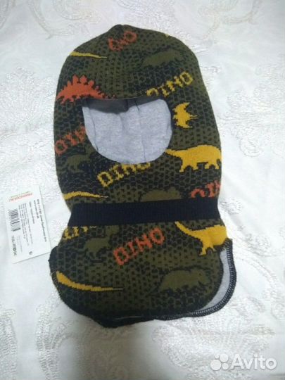 Новая зимняя шапка-шлем 46-48