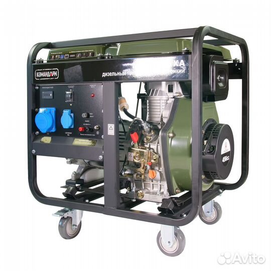Дизельный генератор 5.5 кВт Командарм
