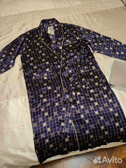 Халат мужской новый шелковый