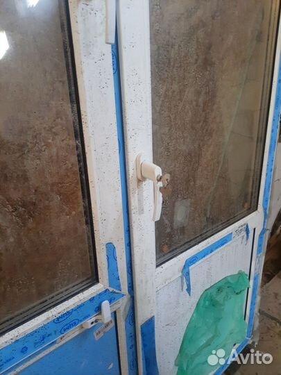 Дверь балконная пвх бу