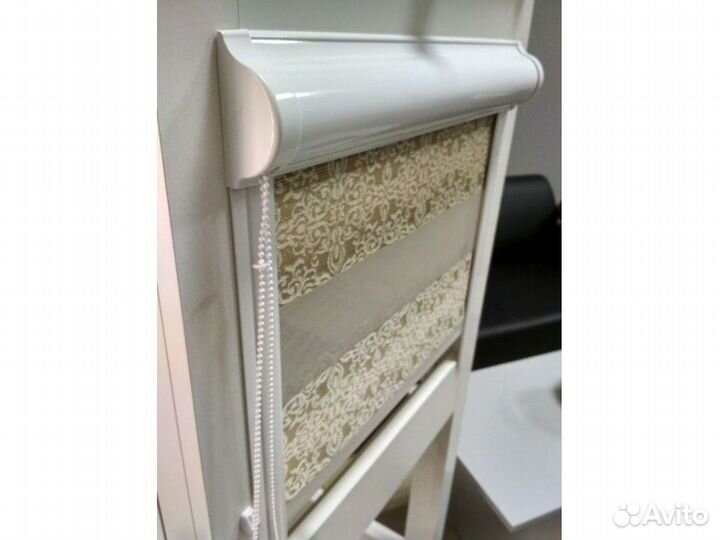 Рулонные шторы день ночь зебра J929