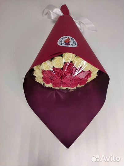 Шоколадные Розы - 29 шт в Букете