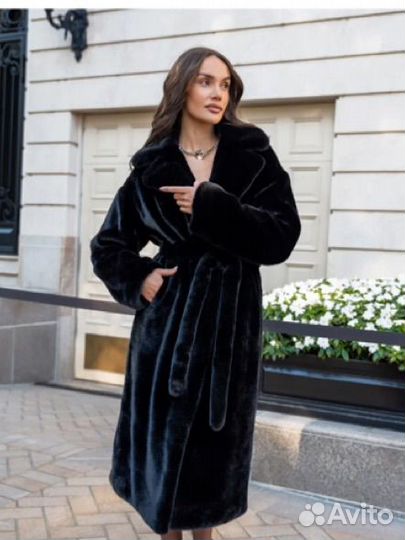 Искусственная шуба под норку