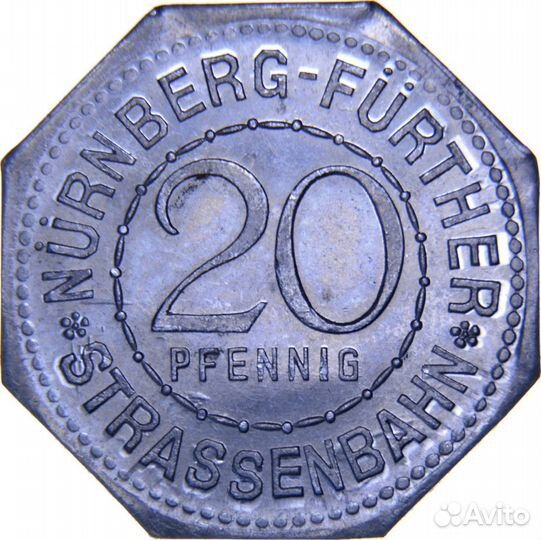 Нотгельды Германии 1921 Нюрнберг.супер.редкие