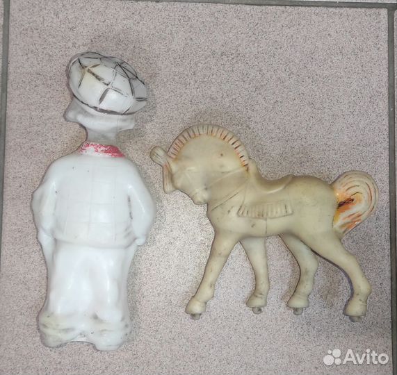 Набор игрушек СССР, резиновые и пластмассовые