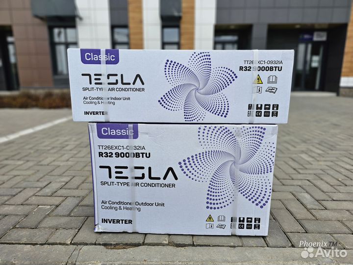 Инвертор Сплит-система Tesla 9BTU 27 кв.м