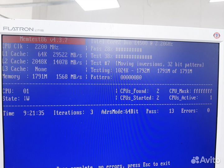 Мать+проц+память 775 сокет