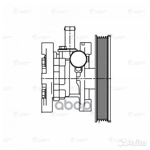 Насос гидроусилителя Mitsubishi Lancer IX (03)