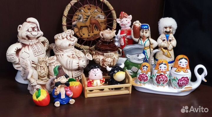 Сувениры - чайный набор, для специй, фигурки