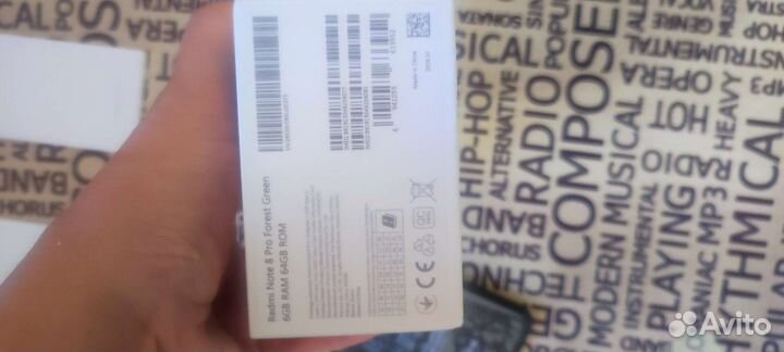 Xiaomi redmi note 8 pro 6 64gb