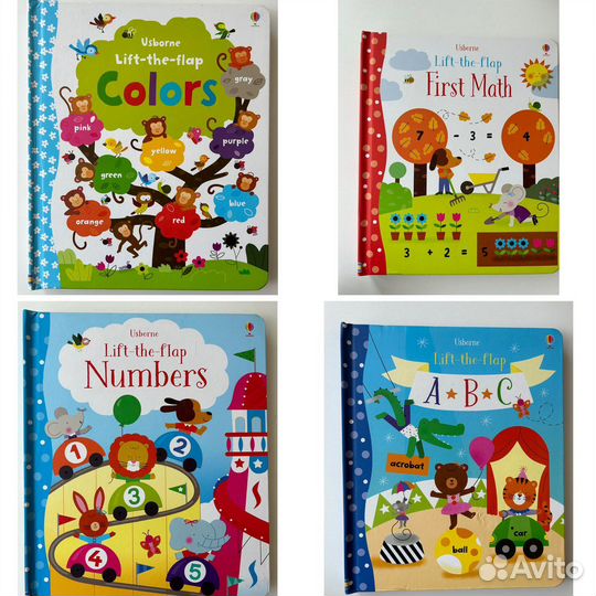 Lift the flap Usborne 4 книги новые