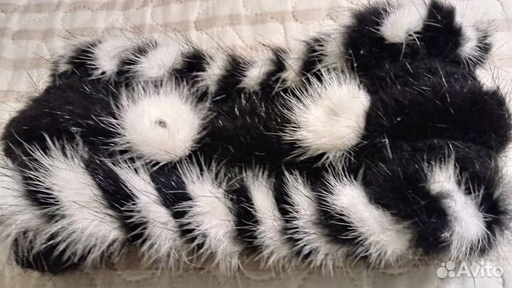 Повязка норковая для девочки на голову