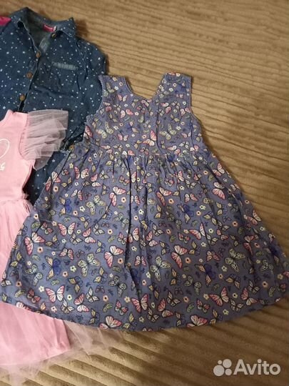 Большой пакет одежды для девочки 98-104р