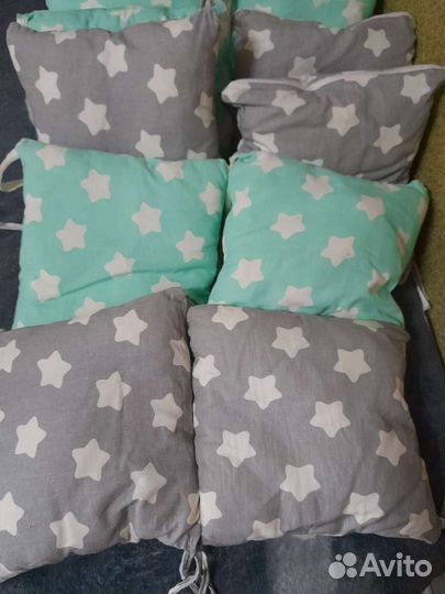 Бортики в детскую кроватку