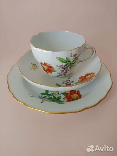 Чайное трио Meissen