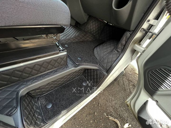 3D коврики из экокожи для ГАЗель Next