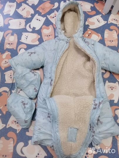 Зимний комбинезон конверт