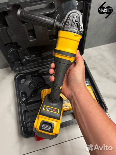 Аккумуляторная ушм болгарка DeWalt 36V рег. оборот