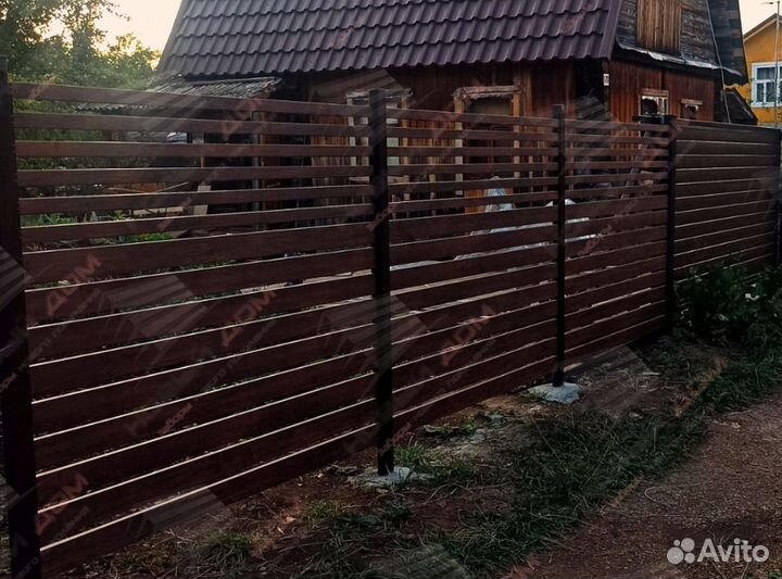 Забор Ранчо из металла