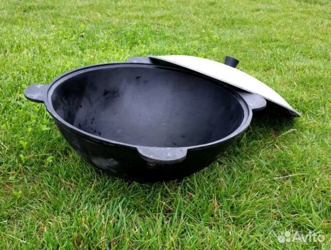 Казан 12л из чугуна узбекский
