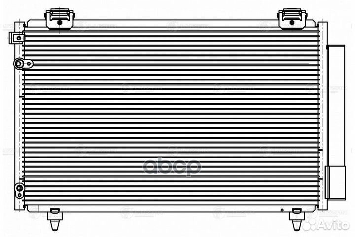 Радиатор кондиц. с ресивером для а/м Toyota Ave