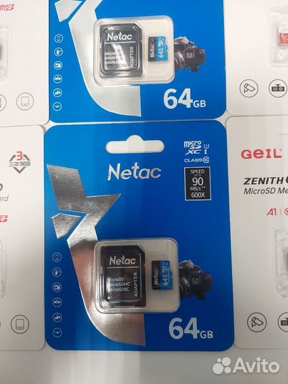 Карта памяти micro sd 32 гб, 64 гб, 128 гб, 256 гб