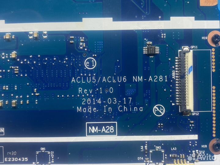Aclu5/aclu6 nm—a281 rev:1.0 проц a6—6310