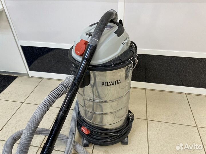 Пылесос строительный Ресанта пс 1500\30