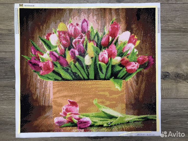 Готовая картина стразами