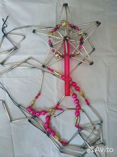 Ёлочные игрушки, гирлянды СССР 50-70гг