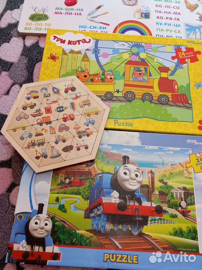 Макси пазлы большая книга пазлы из дерева