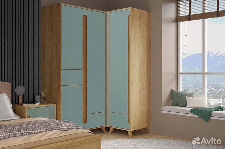 Угловой шкаф Nova на ножках