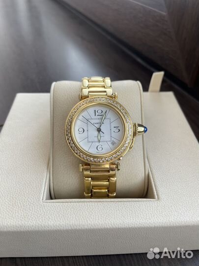 Золотые часы Cartier Pasha