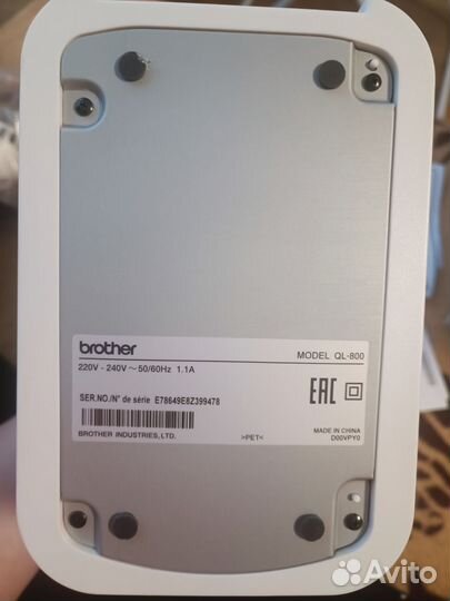 Принтер brother QL-800