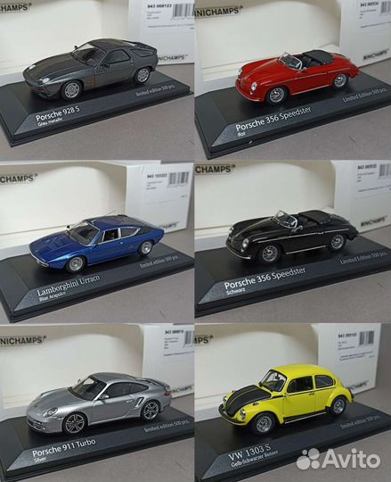 Модели Minichamps 1:43 редкие