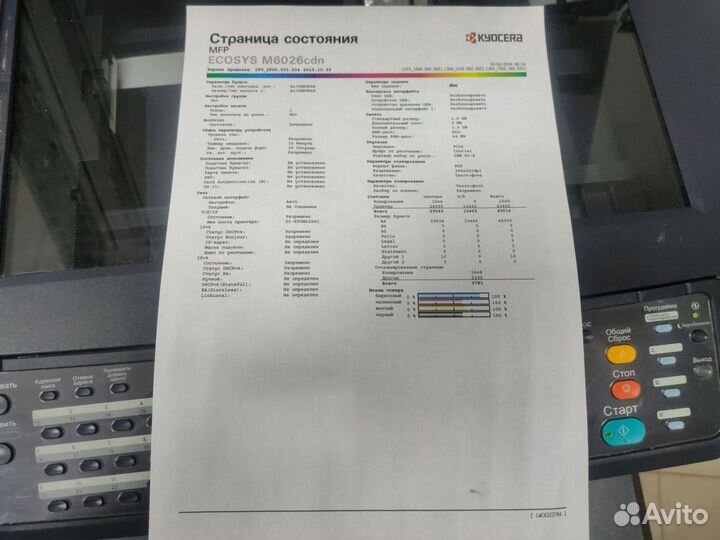 Мфу лазерный цветной Kyocera Ecosys M6026cdn