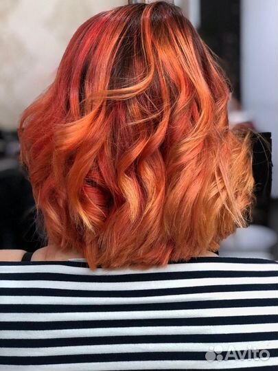 Окрашивание волос