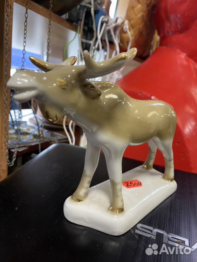 Лось фарфор СССР
