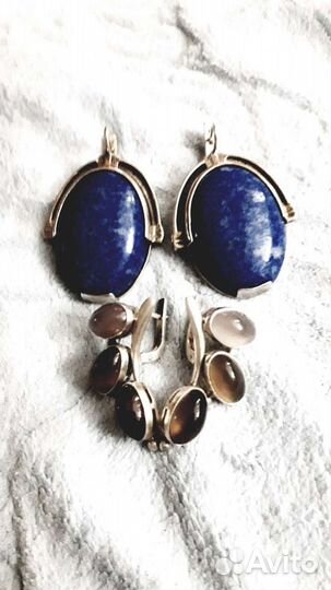Серьги серебро СССР